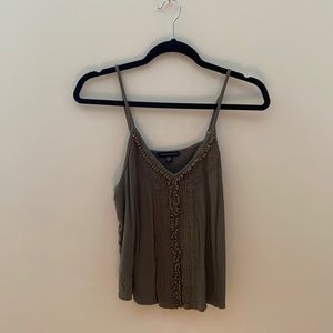 american eagle crochet design tank top